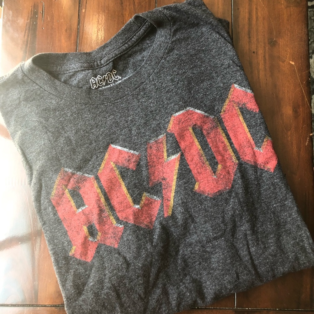AC/DC Band Tee Grey / Large Hot Topic